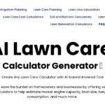 AI Lawn Care Calculator