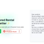 AI Rental Cover Letter