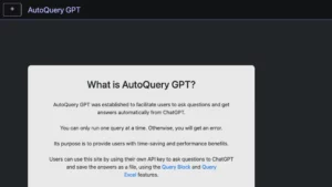 AutoQuery GPT