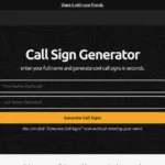 Call sign generator