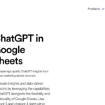 ChatGPT in Google Sheets