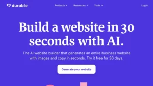 Durable AI Site Builder