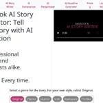 Sassbook AI Story generator