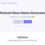 Show Notes Generator