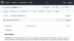 TaskMatrix.AI by Microsoft