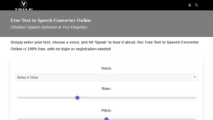 Vinish Text to Speech Converter